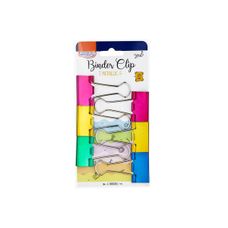 CLIPES P/PAPEL BINDER 25MM C/6 UN