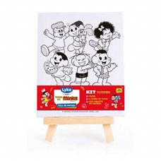 Kit Pintura Infantil Canvas Turma da Mônica - Lyke