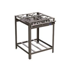 Fogão Industrial Tron 4 Bocas com Porta-Panelas – Grafite