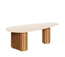 Mesa de Centro Living G Off White - Imcal