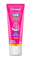 Gel Dental Carmed Fini Beijos Com Flúor 70g