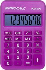 Calculadora Procalc Pessoal Pink 8 Digitos PC059PK