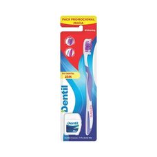 Escova Dental Dentil New Whitening Com Fio Dental 25m