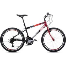 Bicicleta Aro 24 Houston Win 21 Marchas Vermelho Pimenta/Preto