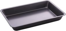 Assadeira Retangular Antiaderente de Aço Carbono Granilite Preta 28x17x3cm - Lyor