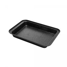Assadeira Retangular Antiaderente de Aço Carbono Granilite Preta 37x25x5cm - Lyor