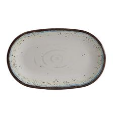 Travessa Oval de Melamina 26,5x16,5x2cm Nature - Paramount