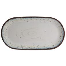 Travessa Oval de Melamina 43x21,5x1,7cm Nature - Paramount