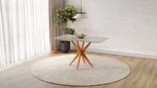 MESA JANTAR 1,20X0,80 C/VID SIMPATIA CANDIAN CC CIN/OF