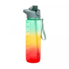 GARRAFA SQUEEZE EM POLIC TRICOLOR TAMPA/VD 500ML