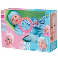 Boneca Diver New Born Soninho Menino - Divertoys