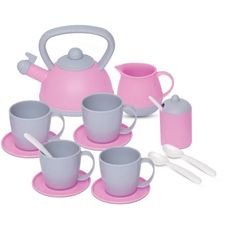 Jogo de Chá Infantil Baby Gourmet Rosa 13 Peças – Mercotoys