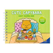 Livro Sweet Coloring Book Capybara