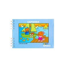 LIVRO COLORIR CAPIVARA WIRE-O