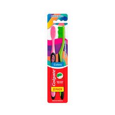 Escova Dental Colgate Colors Média - Pack Com 2 Unidades