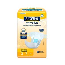 Fralda Bigfral Derma Plus G 7 Unidades