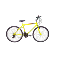 Bicicleta Aro 26 TK3 Track Thunder Mountain Bike 21 Marchas Verde Neon