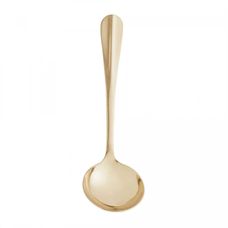 Concha para Molho de Aço Inox Positano Dourada 19cm - Lyor
