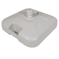 Base Plástica Para Guarda-sol e Ombrellone 18kg Quadrada Branca - Bel