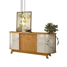 Buffet Mônaco Cinamomo/Off White - Madetec