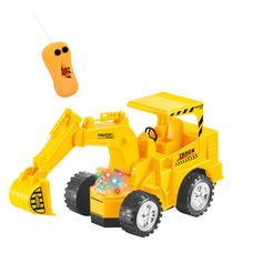 Carro Controle Remoto Sem Fio Escavadeira DMT6874 - DM Toys