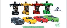 Robot Transformável com 1 Botão Fricção Bate e Vira Camaro - Nettoy