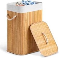 Cesto de Roupas de Bambu 6436 - Livon