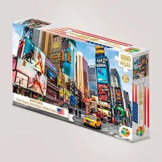 Quebra Cabeça 1000 Peças Times Square, Nova Iorque, EUA - GGB Brinquedos