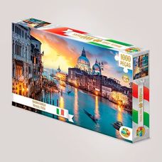 Quebra Cabeça 1000 Peças Veneza, Itália - GGB Brinquedos