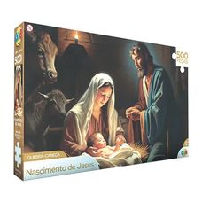 Quebra Cabeça 500 Peças Nascimento de Jesus - GGB Brinquedos