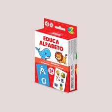 Jogo de Cartas Educa Alfabeto - GGB Brinquedos