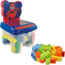 Cadeira Blocos 48 Peças Defensores Vermelho - GGB Brinquedos