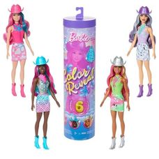 Boneca Barbie Reveal Color Série Disco Surpresa JCV73 - Mattel