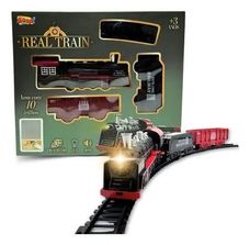 Trem Elétrico Real Train Com Luz e Som ZP01286 - Zoop! Toys