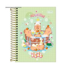Agenda Espiral Diária Capyclub M3 - Tilibra - Capas Sortidas
