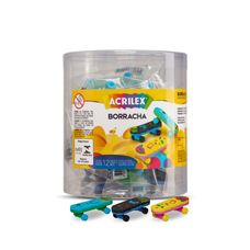 Borracha Skate Acrilex Sortida