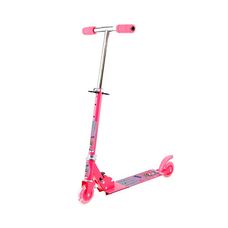 Patinete Dobrável 2 Rodas Com Luz Metal - Art Brink