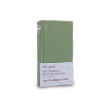 Kit Fronha 50x70cm Cotton Dreams Lisa Verde Bambu - Appel