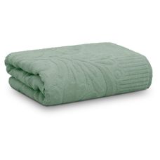 Toalha de Banho 68x140cm Velvet Flower Verde Campestre - Appel