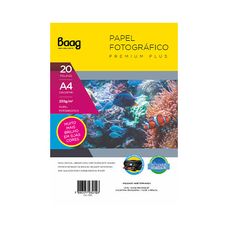Papel Fotográfico A4 230g 20 Folhas - Baag