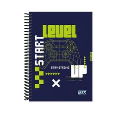 Agenda Espiral Capa Dura 1/8 Permanente Geek 168 Folhas - Baag - Capas Sortidas