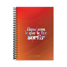Agenda Espiral 1/4 Permanente Capa Dura Alwesome 168 Folhas - Baag - Capas Sortidas