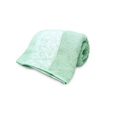 Toalha de Banho 70x140cm Jacquard Medalhão Verde - Corttex