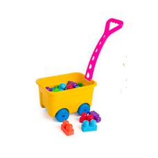 Carrinho com Gigablocos 902 - Injetsul Brinquedos