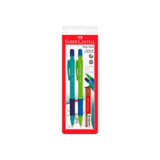 Lapiseira Poly Slim 0.5mm Cores Sortidas com Grafite - Faber-Castell