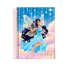 Caderno Espiral Universitário Capa Dura 10x1 Conto de Fada 160 Folhas - Jandaia - Capas Sortidas