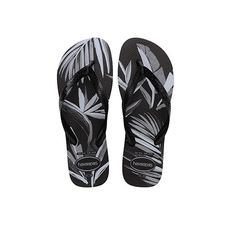 Chinelo Havaianas Aloha Preto/Preto/Cinza - Tamanho 41/42