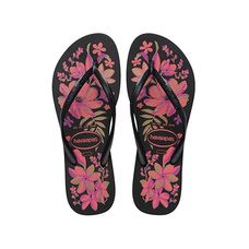 Chinelo Havaianas Slim Organic Preto/Cinza/Ouro - Tamanho 37/38