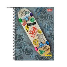 Caderno Espiral Universitário Capa Dura 12x1 Zoom+ Masculino 240 Folhas - Tilibra - Capas Sortidas