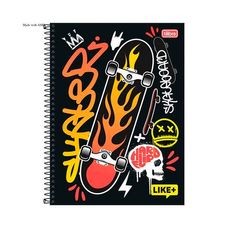 Caderno Espiral Universitário Capa Dura 16x1 Like+ Masculino 320 Folhas - Tilibra - Capas Sortidas